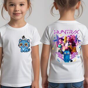 Kpop Demon Hunter HUNTR/X graphic T-Shirt for kids